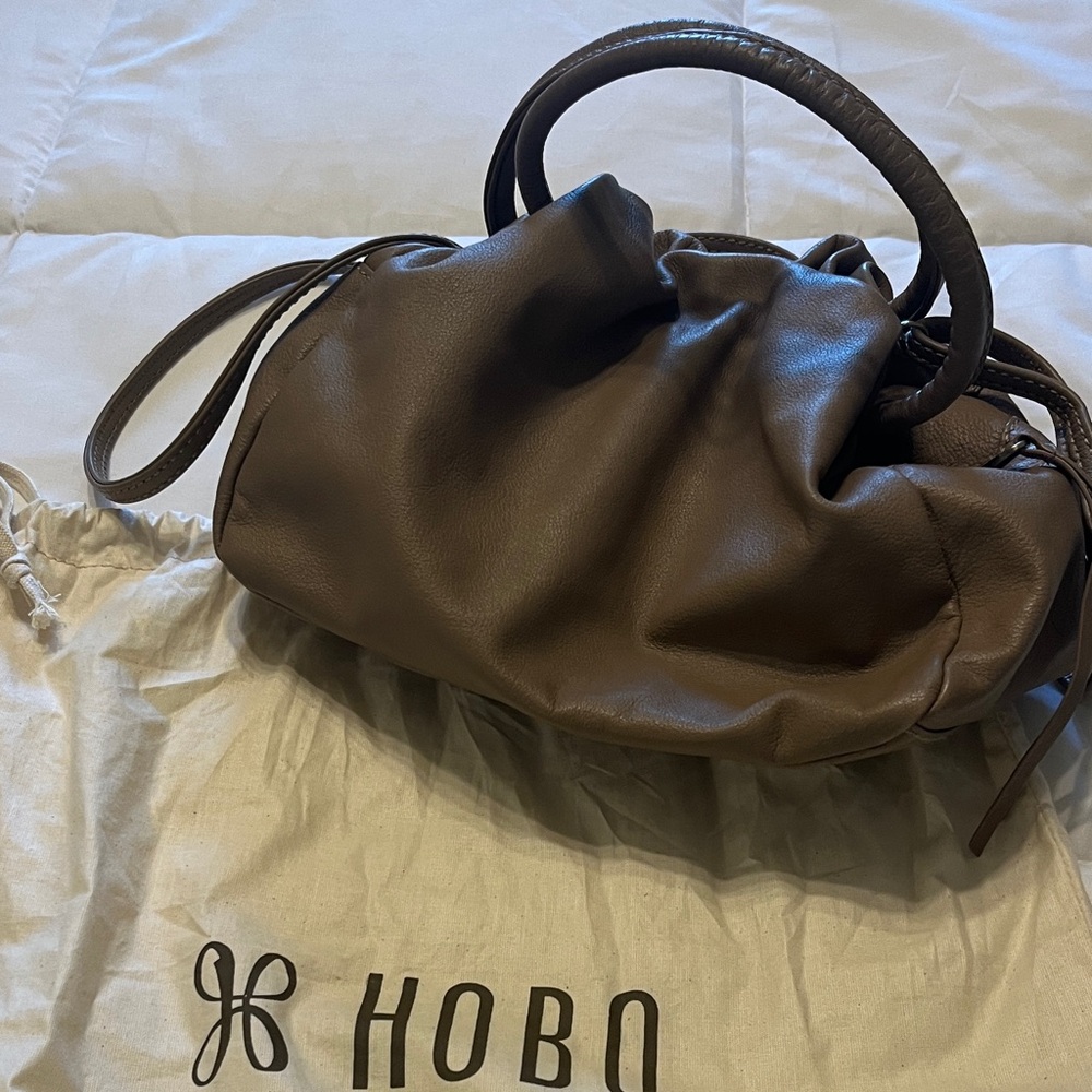 HOBO Brown Leather Hobo Bag